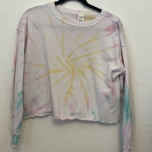 Women’s cropped long sleeve sweatshirt sz S.